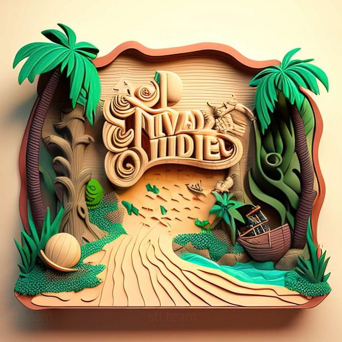 3D model Adventure Island game (STL)